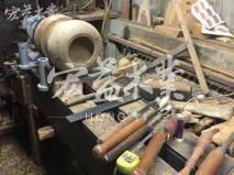 緬甸柚木盆器加工作品